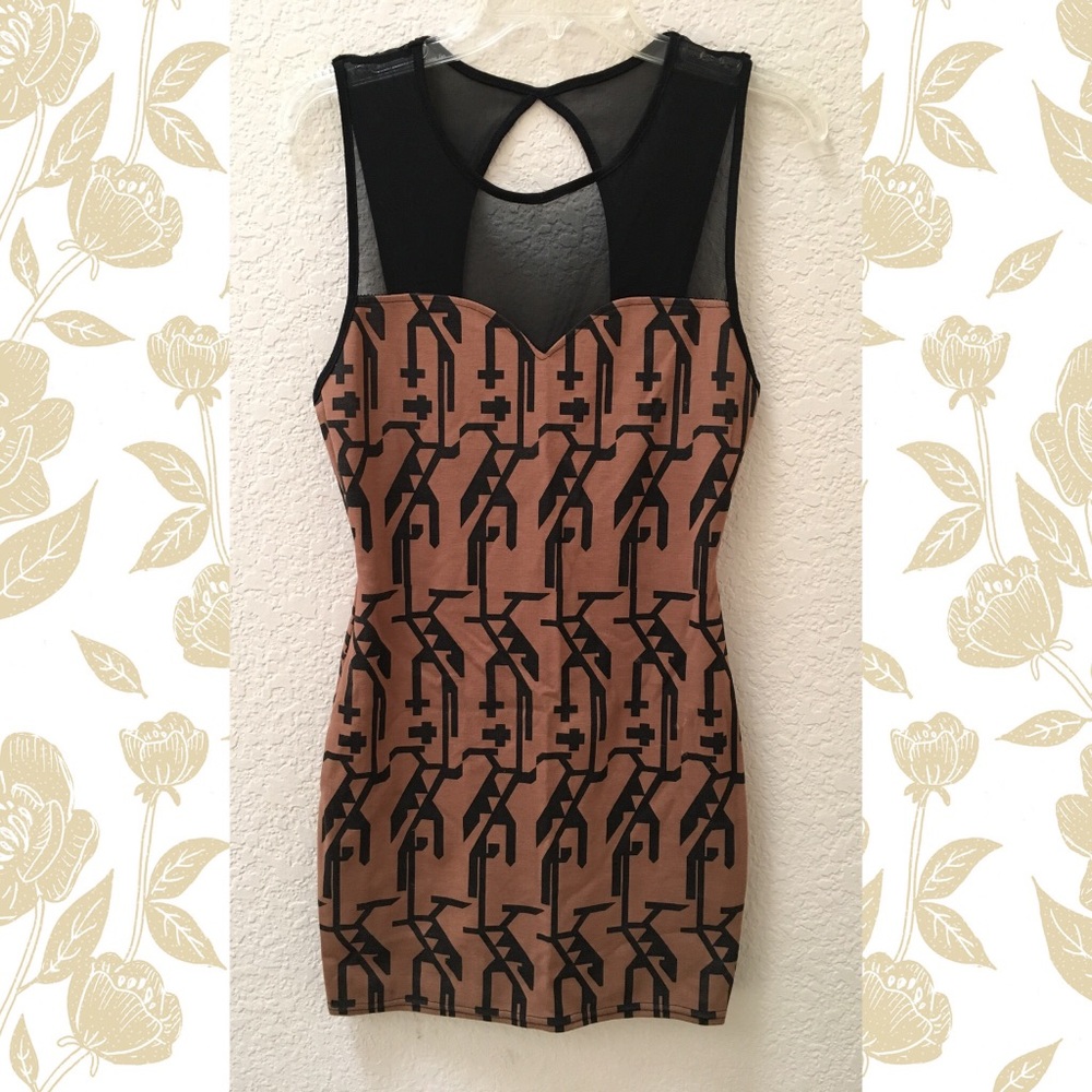 ⚡️2for$20⚡️Geometric Bodycon Dress